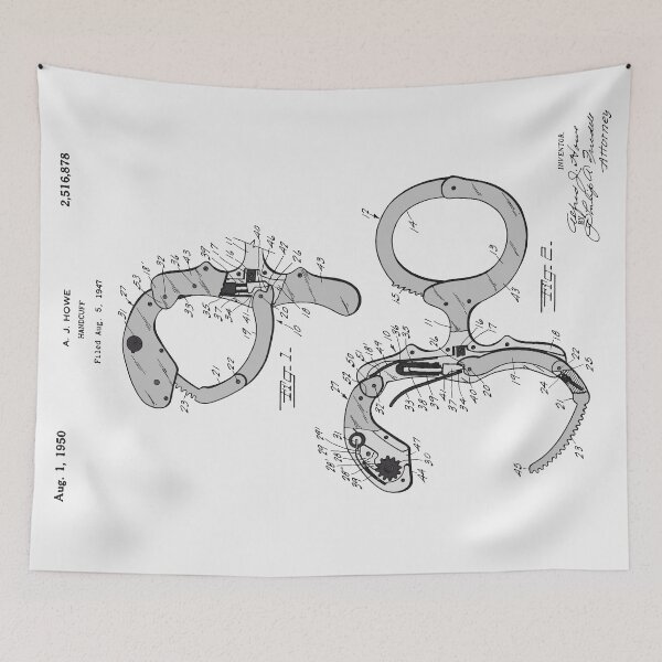 Item preview, Handcuffs Patent designed and sold by FinlayMcNevin.
