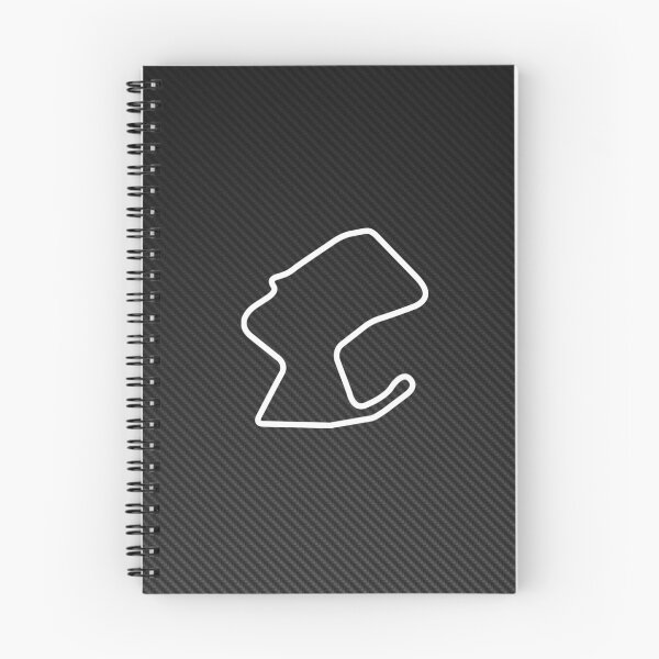 Item preview, Laguna Seca Track Layout - Carbon Fiber Background Poster designed and sold by Road To Track.