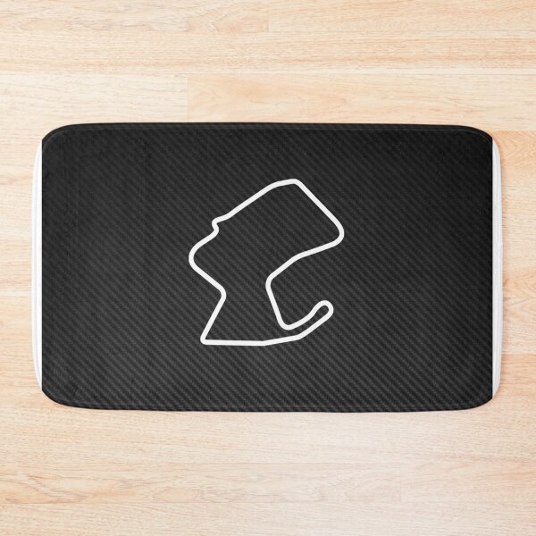 Item preview, Laguna Seca Track Layout - Carbon Fiber Background Poster designed and sold by Road To Track.