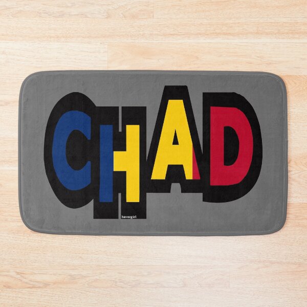 Item preview, Chad Font with Chadian Flag designed and sold by Havocgirl.