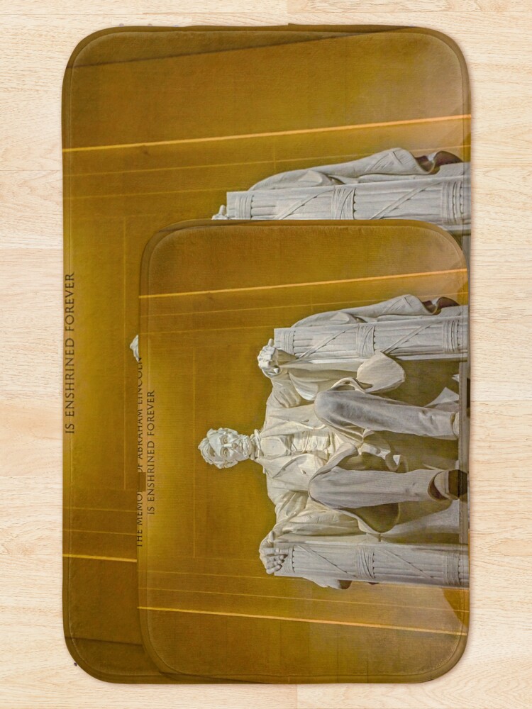 Alternate view of Abraham Lincoln Memorial Bath Mat