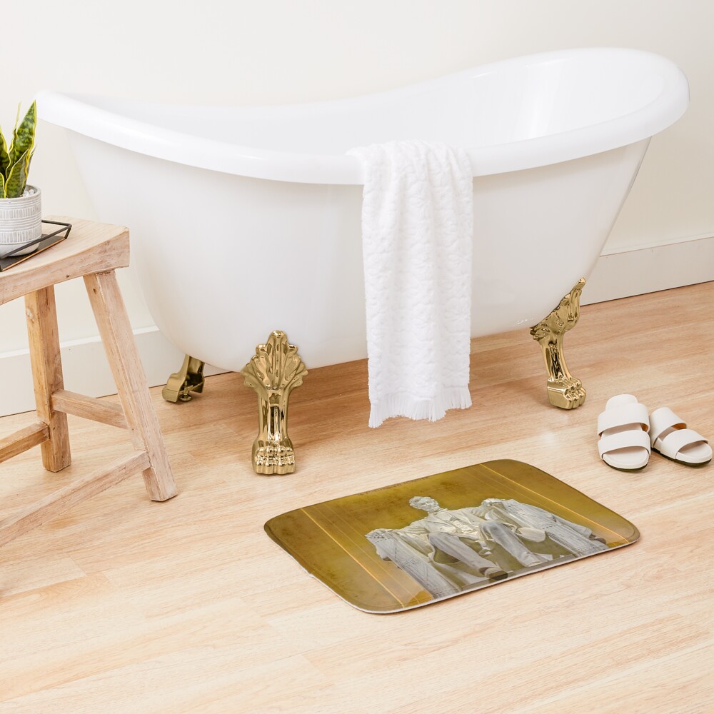 Abraham Lincoln Memorial Bath Mat