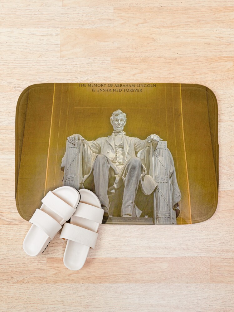 Alternate view of Abraham Lincoln Memorial Bath Mat