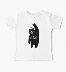 Black Bear Metal Baby Tee