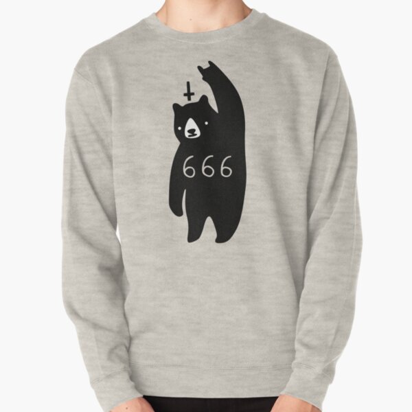 Black Bear Metal Pullover Sweatshirt