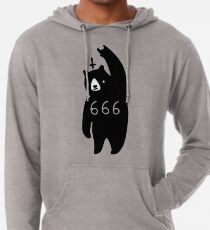 Black Bear Metal Lightweight Hoodie