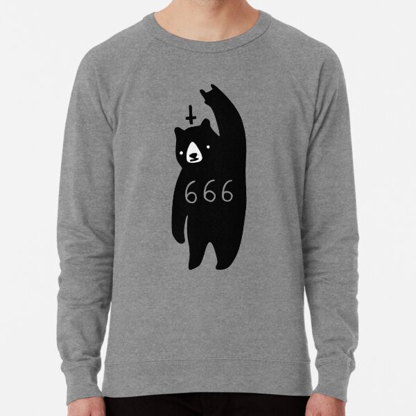 Black Bear Metal Lightweight Sweatshirt