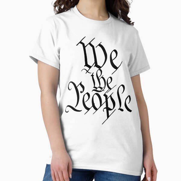 Vista previa del artículo con la obra «Nosotros la gente (negro)», diseñado y vendido por TheLastStand.