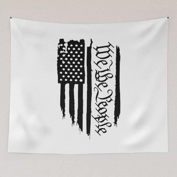 Item preview, We the People - American Flag (Black) designed and sold by TheLastStand.