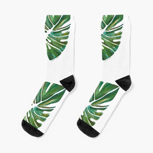 Green Palm Socks