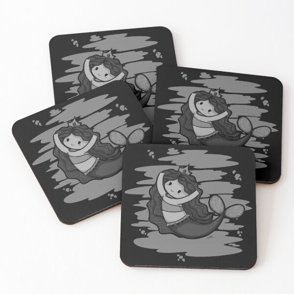 Item preview, Cute Mermaid Illustration designed and sold by ZaryaKiqo.