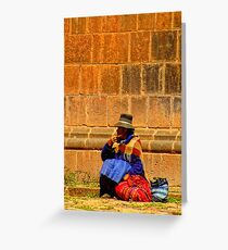 Stone colors Greeting Card