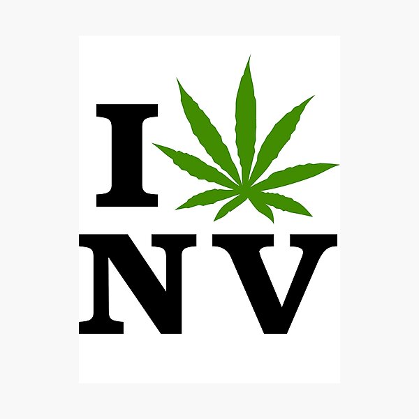Item preview, I Love Nevada Marijuana Cannabis Weed  designed and sold by MarijuanaTshirt.