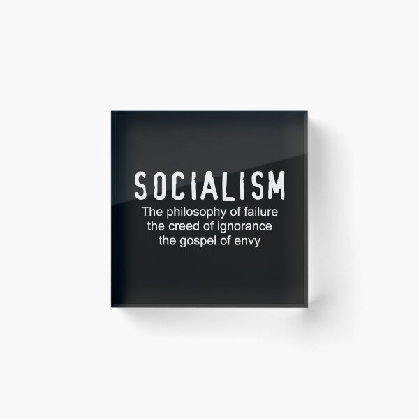 Item preview, Anti-Socialism - Winston Churchill Quote (White) designed and sold by TheLastStand.