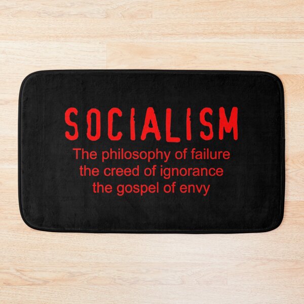 Item preview, Anti-Socialism - Winston Churchill Quote (Red) designed and sold by TheLastStand.