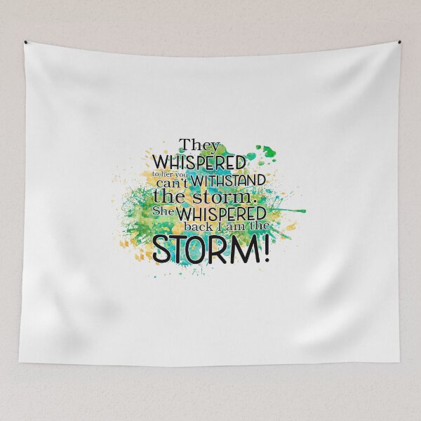 Item preview, They whispered to her you can't withstand the storm. designed and sold by faithfullyyours.