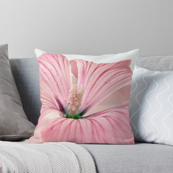 Item preview, Lavatera Blossom With Rain Drops designed and sold by Sandra Foster.