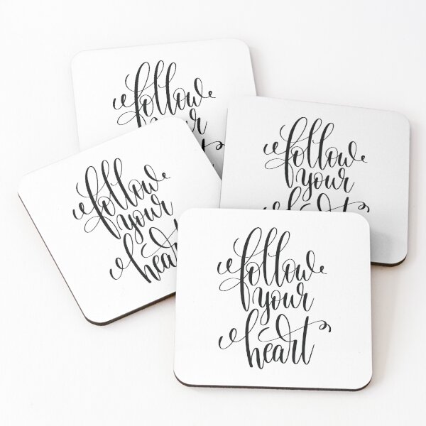 Item preview, Follow Your Heart Inspirational Quotes designed and sold by ProjectX23.