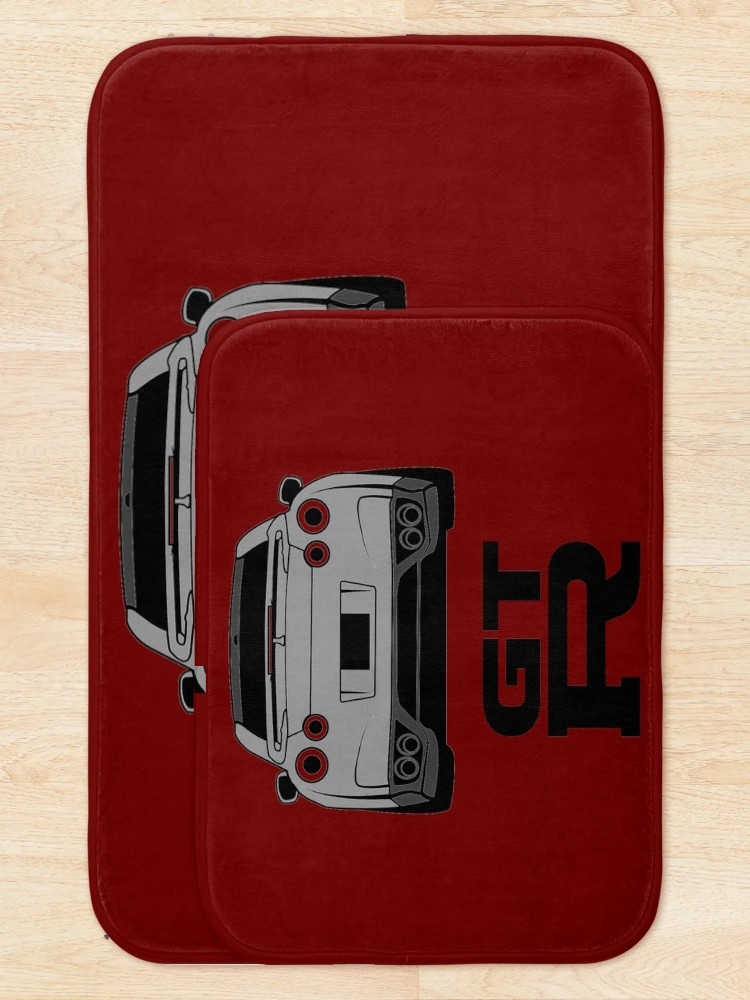 Thumbnail 5 von 6, Badematte, JDM Sports Car Rear View – Street Racing Performance Back Design designt und verkauft von Road To Track.