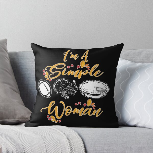 Item preview, Thanksgiving Tshirt Women Turkey Football Pumpkin Pie Simple Woman designed and sold by DSWShirts.