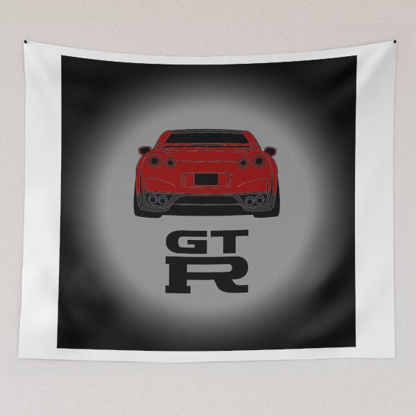 Item preview, Nissan GT-R Rear View – JDM Sports Car Back Design designed and sold by Road To Track.