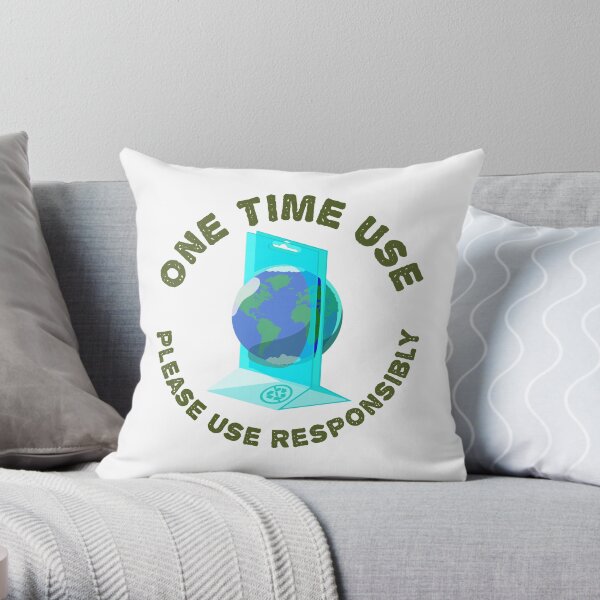 One Time Use Throw Pillow