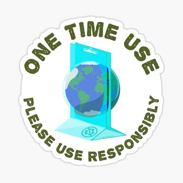 One Time Use Sticker
