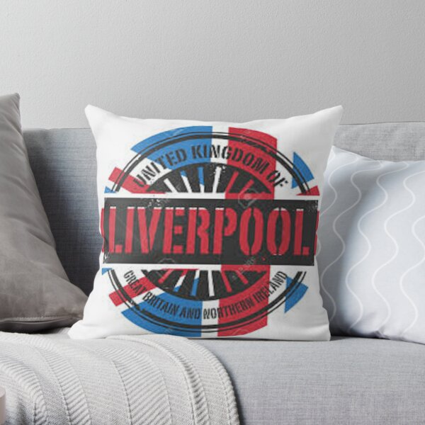 Noir & Turquoise Liverpool Football Club Liverpool FC Oiseau Pillow Throw Cover 