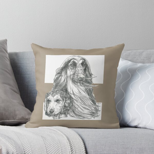 Item preview, Afghan Hound Father & Son designed and sold by BarbBarcikKeith.