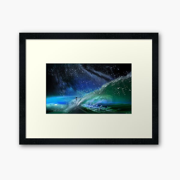 Ocean's Muse Framed Art Print
