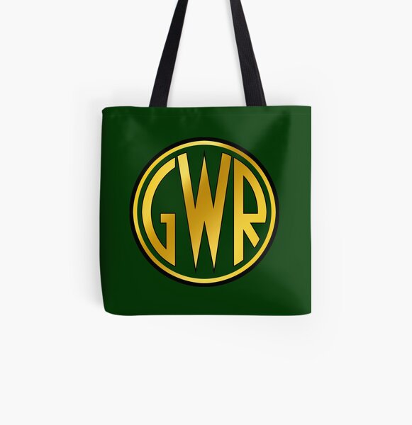 GWR Roundel or Shirt Button (1934- 1942) All Over Print Tote Bag