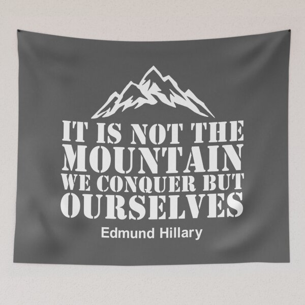 Item preview, It is not the mountain we conquer but ourselves designed and sold by PoshJocks.
