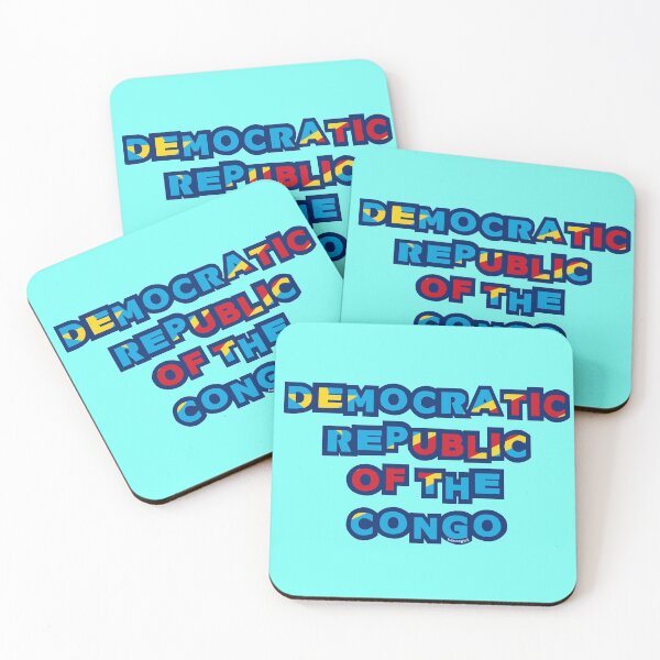 Item preview, Democratic Republic of the Congo Font with Congolese Flag designed and sold by Havocgirl.
