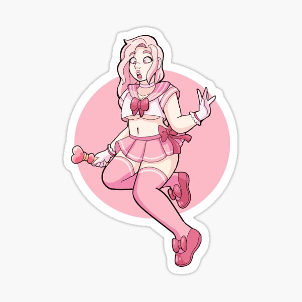 Magical Girl Midriff Sticker