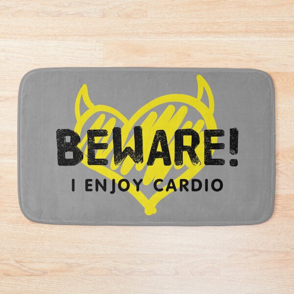 Item preview, BEWARE! I Enjoy Cardio Workout Fitness Gift designed and sold by IslandLakeTree.