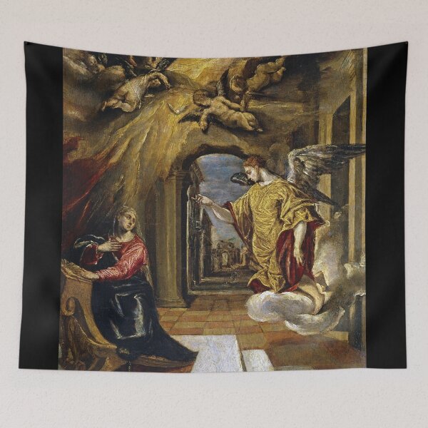Item preview, El Greco - The Annunciation - 1570 - Oil on Canvas designed and sold by CrankyOldDude.