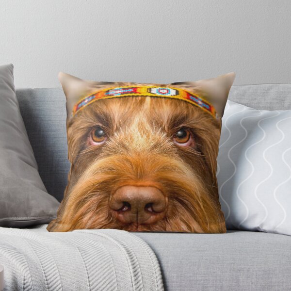 Spinone Chief Throw Pillow