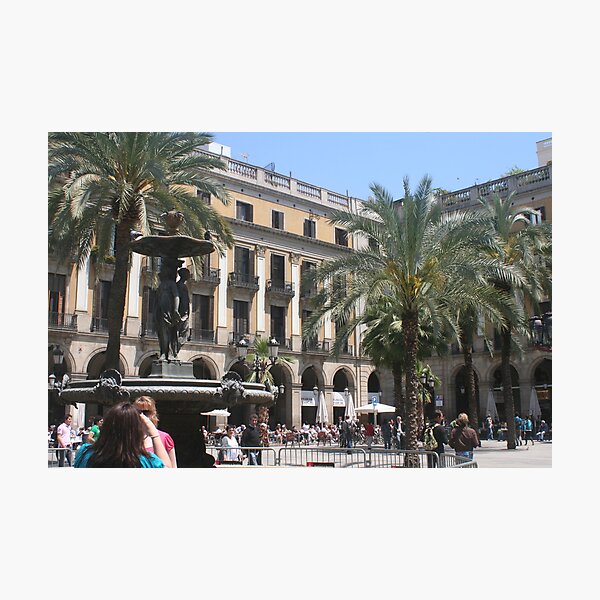 Barcelona - Pl. Real Photographic Print