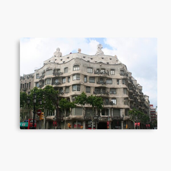 Barcelona - Gaudi's house - Casa Mila Canvas Print