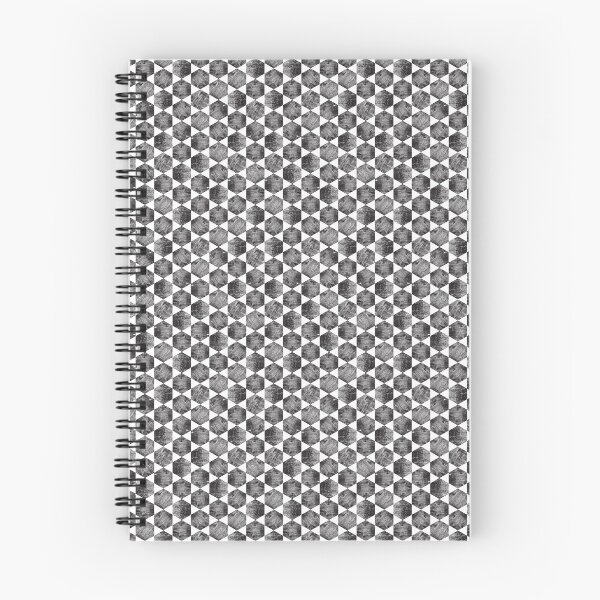 Item preview, Black and White Small Scale Hexagonal Pattern designed and sold by itsjensworld.