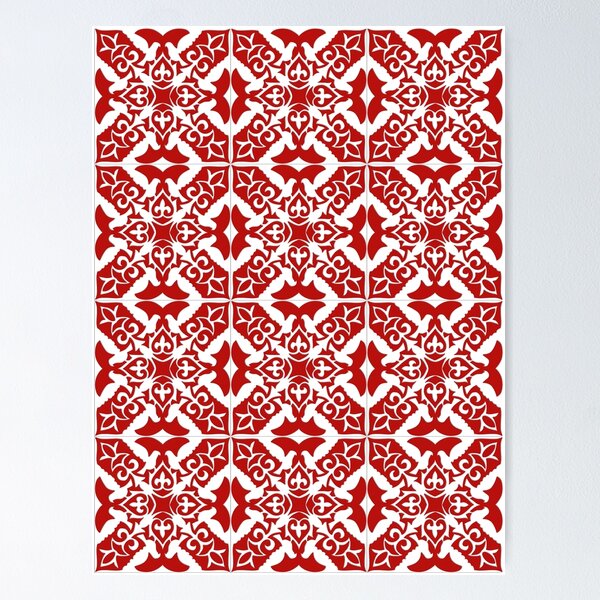 Rabat Pattern Tiles Sticker Moroccan Tile Stickers Eclectic 