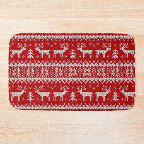 Item preview, scandinavian ornament with deers. designed and sold by Yulia Malinovskaya.