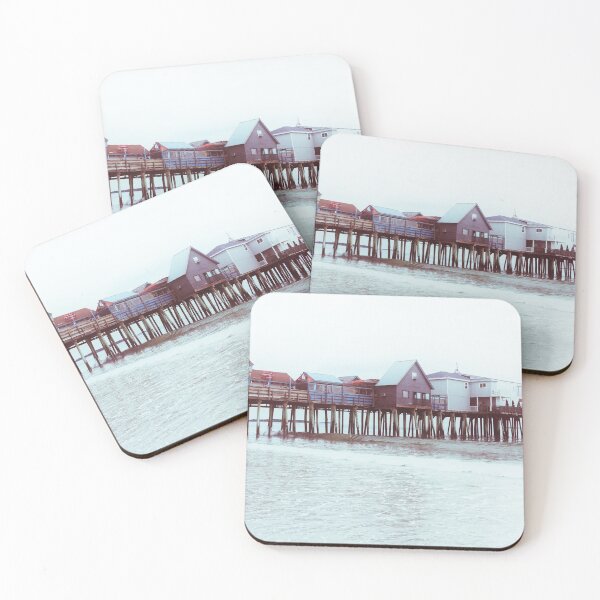 Item preview, Lovely Houses on Old Pier, Old Orchard Beach, Maine designed and sold by Yannik Hay.