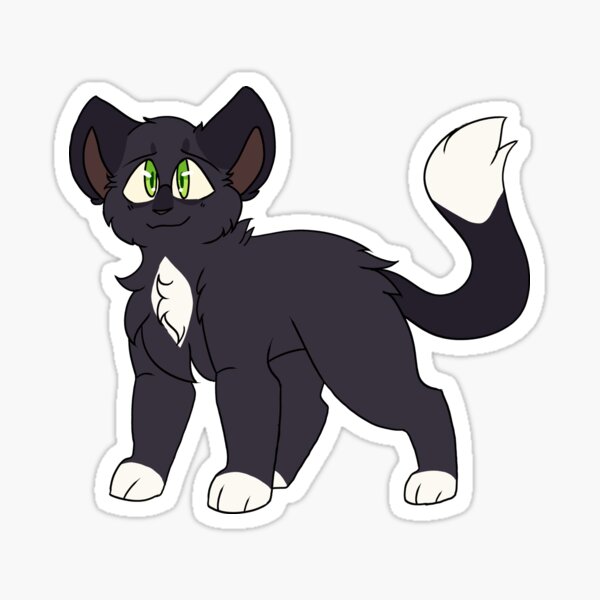 Ravenpaw Warrior Cat Fan Kiss-cut Sticker -  Israel