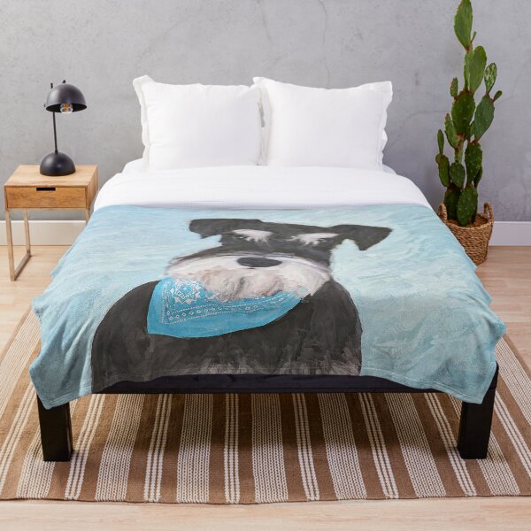 Schnauzer (Miniature) Throw Blanket