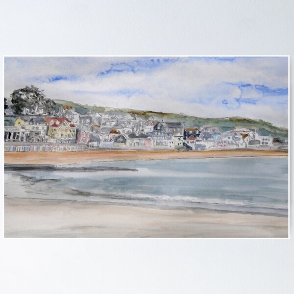 Lyme Regis Seafront, Dorset UK Poster