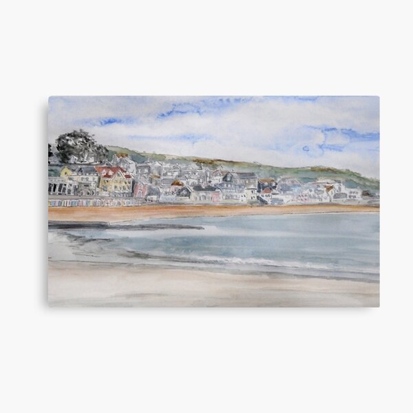 Lyme Regis Seafront, Dorset UK Metal Print