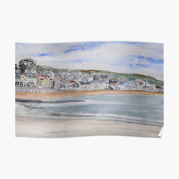 Lyme Regis Seafront, Dorset UK Poster