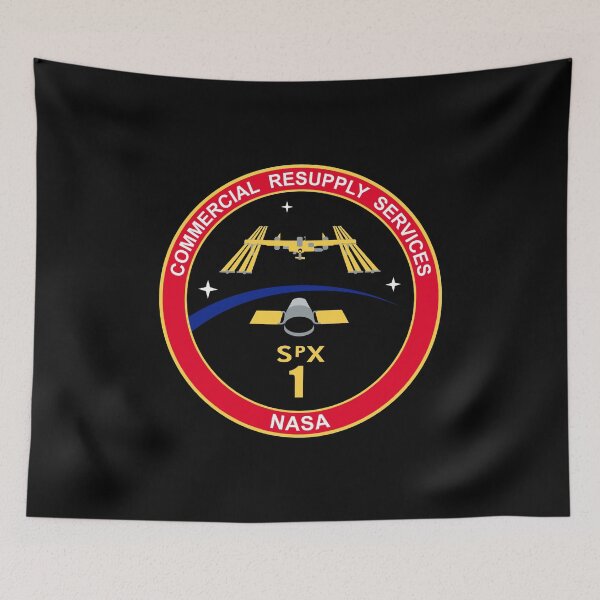Item preview, SpX-1 (CRS-1) Program Logo designed and sold by Nikki SpaceStuffPlus.