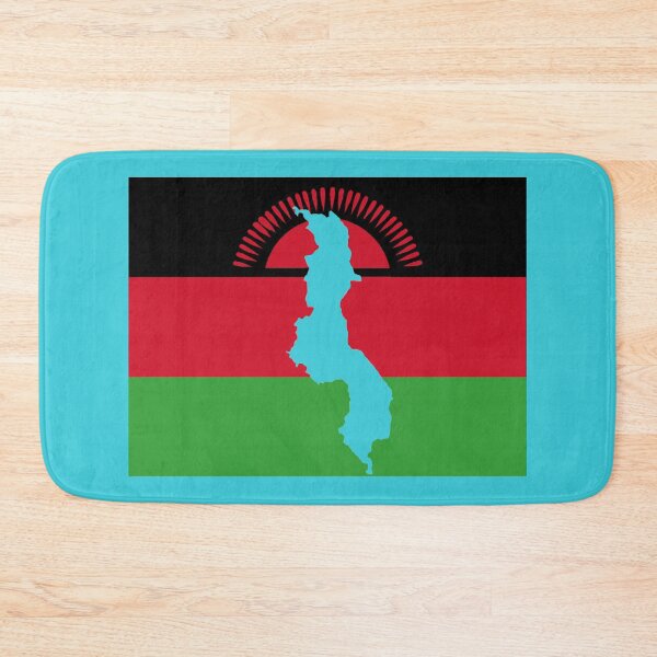 Item preview, Malawi Flag With Map of Malawi designed and sold by Havocgirl.